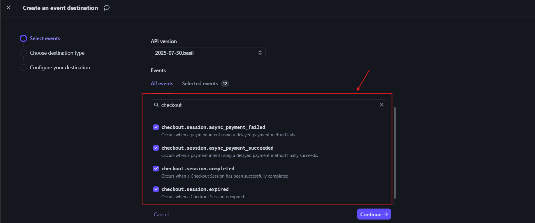 checkout-intent