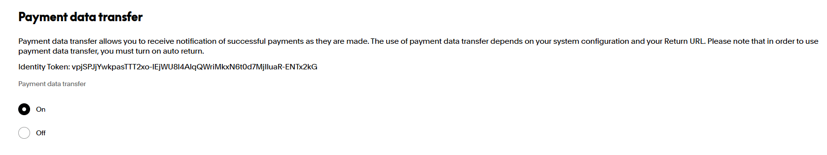 Business Identity Token